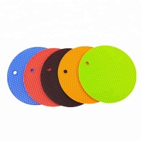 Promotional item silicone heat pad, wholesale silicone rubber mat, durable pot holder silicone